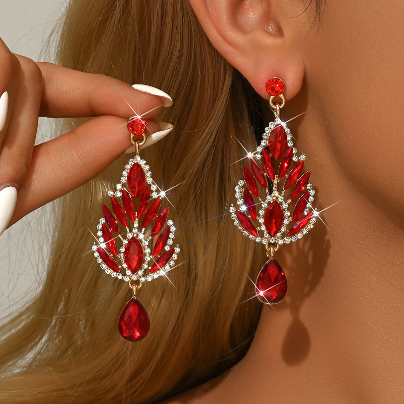 Обеци • Сплав • Капковидна форма • Електроплакиране • Jiaodili Jewelry