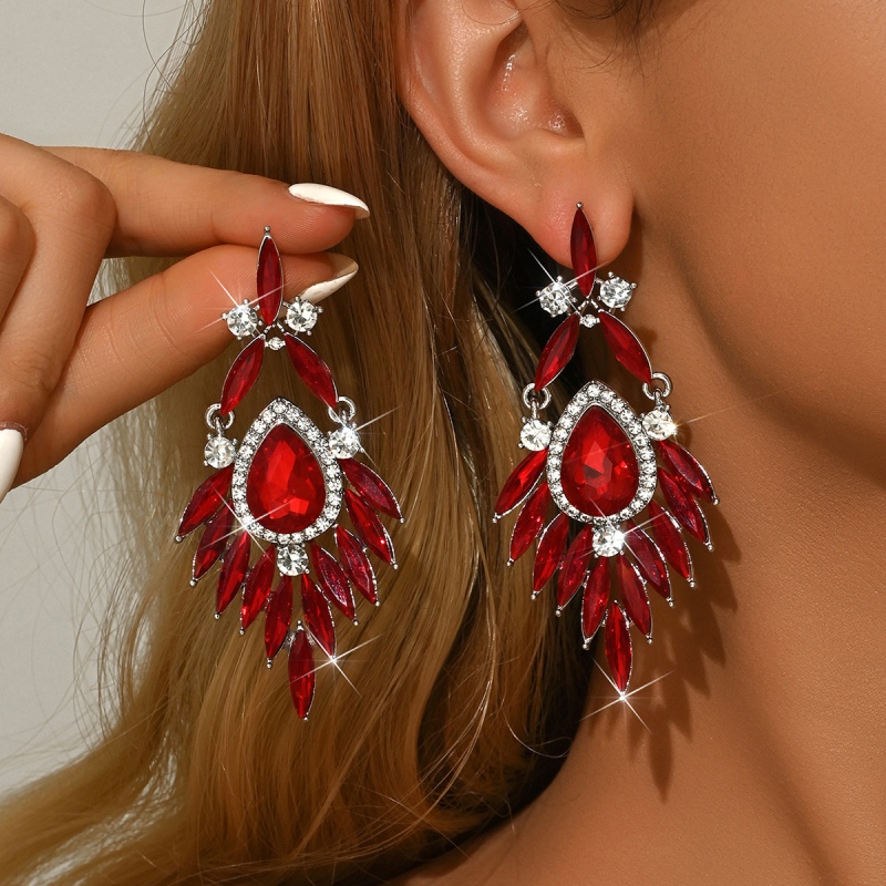 Обеци • Сплав • Капковидна форма • Електроплакиране • Jiaodili Jewelry