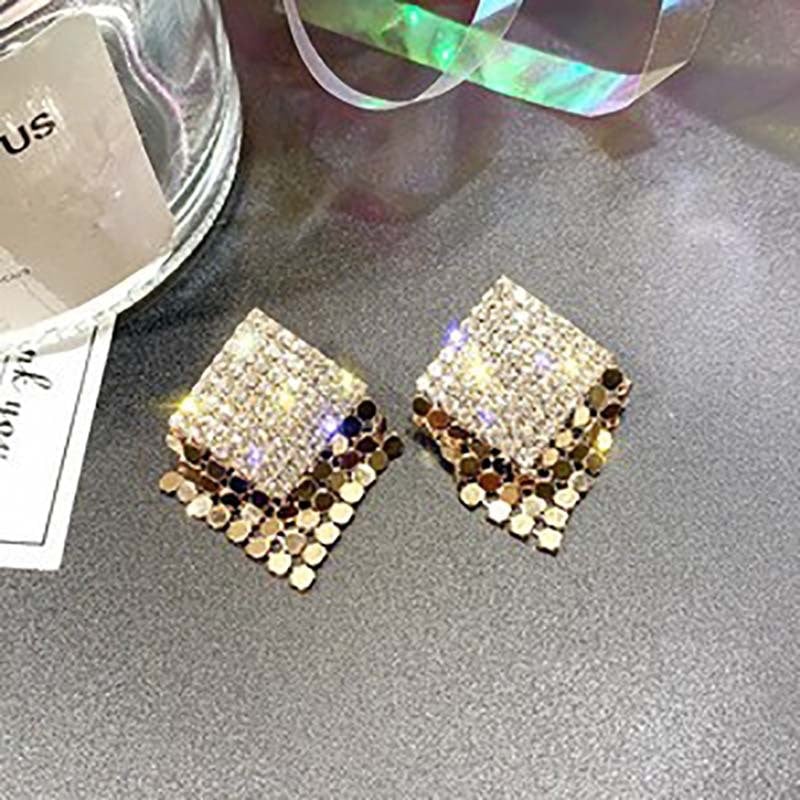 Pērļu geometriskās auskaras, rokām darinātas, ar 925 sudraba adatu, korejiskā stila, modelis HE8132