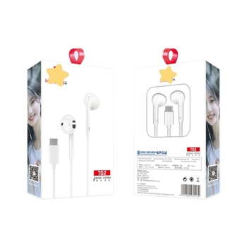 Type-C sisekõrvaklapid digitaalse dekodeerimisega Huawei Android telefoni jaoks (LC-C80, dünaamiline draiver, juhtmega, 1,2 m, 135 dB)