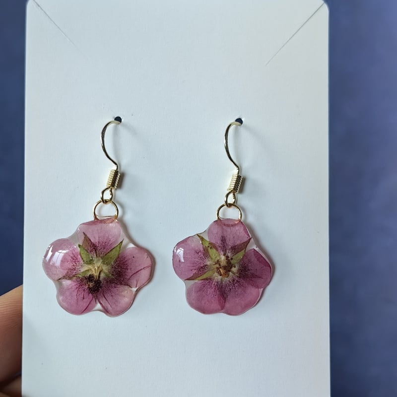 Обеци - Сплав, електроплакиране, пасторален стил, свежи и сладки, пролет 2025 (Сплав • електроплакиране • пасторален стил • свежи и сладки • пролет 2025)