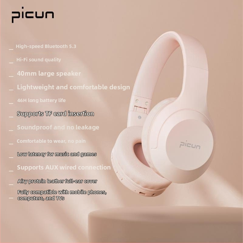 Spēļu austiņas B-01S, vadu un bezvadu, 3,5 mm savienotājs, HiFi skaņa, Esports stils