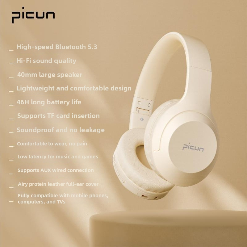 Spēļu austiņas B-01S, vadu un bezvadu, 3,5 mm savienotājs, HiFi skaņa, Esports stils