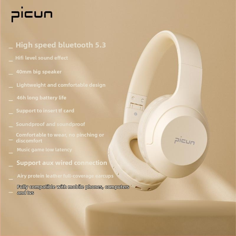 Spēļu austiņas B-01S, vadu un bezvadu, 3,5 mm savienotājs, HiFi skaņa, Esports stils