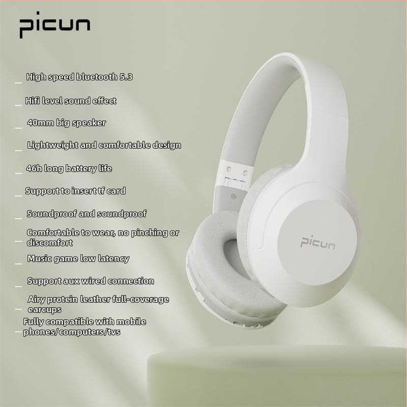 Spēļu austiņas B-01S, vadu un bezvadu, 3,5 mm savienotājs, HiFi skaņa, Esports stils