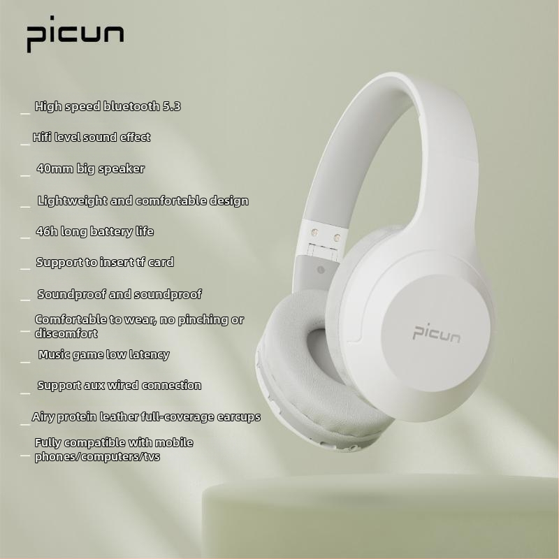 Spēļu austiņas B-01S, vadu un bezvadu, 3,5 mm savienotājs, HiFi skaņa, Esports stils