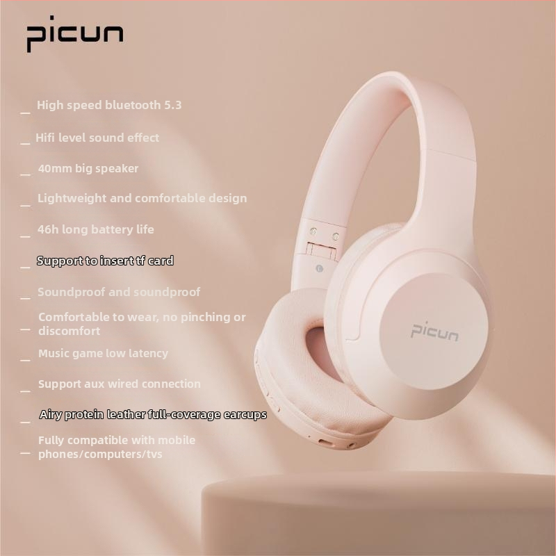 Spēļu austiņas B-01S, vadu un bezvadu, 3,5 mm savienotājs, HiFi skaņa, Esports stils