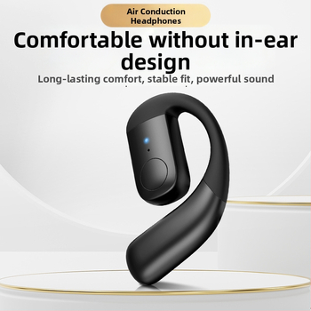 Bluetooth слушалка с костна проводимост – едностранна, закачена към ухото, Bluetooth 5.4, обхват 10 м, над 8 часа работа