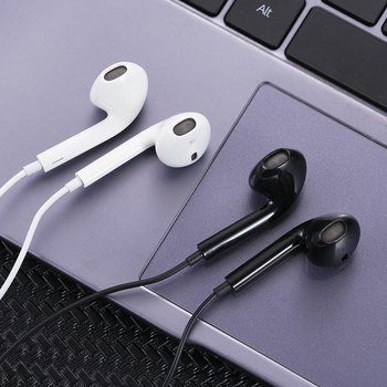 Vadu in-ear austiņas ar 14,2 mm vadītājiem, iebūvēts mikrofons, 3,5 mm spraudnis, 1,2 m kabelis