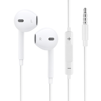 Vadu in-ear austiņas ar 14,2 mm vadītājiem, iebūvēts mikrofons, 3,5 mm spraudnis, 1,2 m kabelis