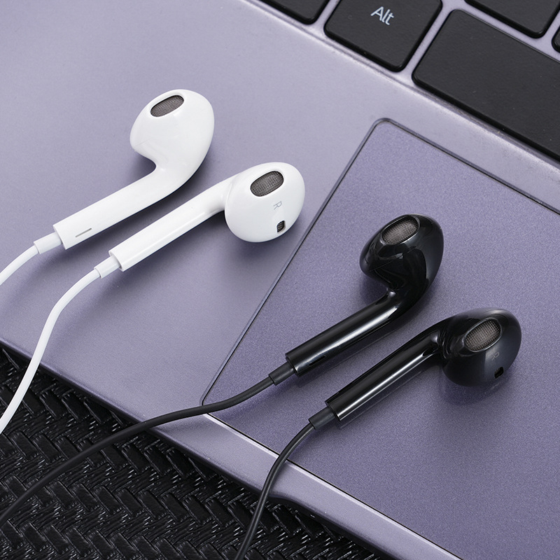 Vadu in-ear austiņas ar 14,2 mm vadītājiem, iebūvēts mikrofons, 3,5 mm spraudnis, 1,2 m kabelis