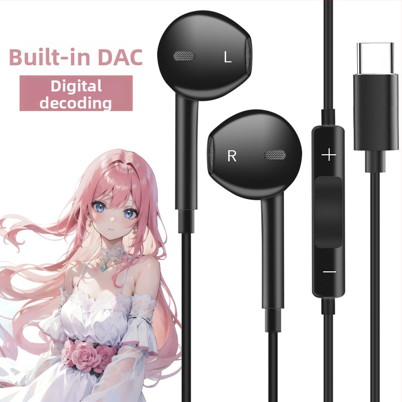 Vadu in-ear austiņas ar 14,2 mm vadītājiem, iebūvēts mikrofons, 3,5 mm spraudnis, 1,2 m kabelis