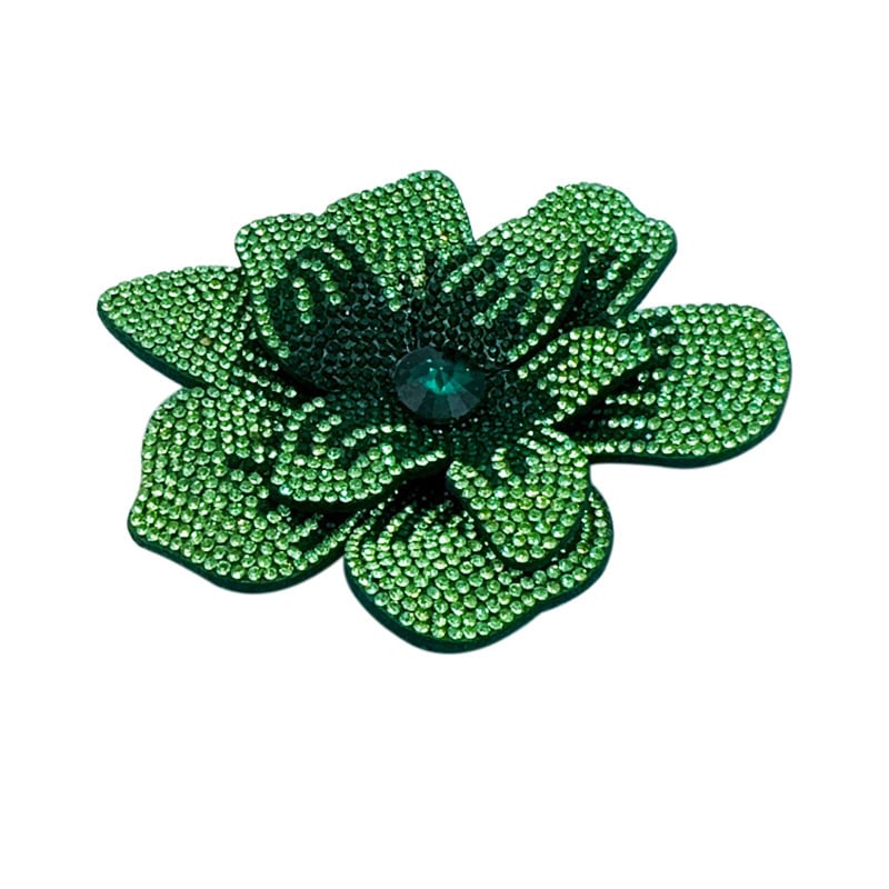 Virág alakú corsage rhinestone bevéssel, uniszex divat kiegészítő, Xincai, Nyár 2025