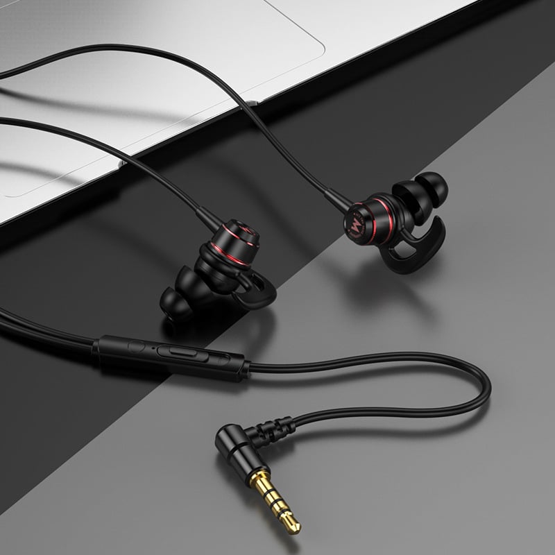 ACZ G4 in-ear spēļu austiņas, vadu, 3,5 mm L-veida spraudnis, mikrofons, 20–2000 Hz