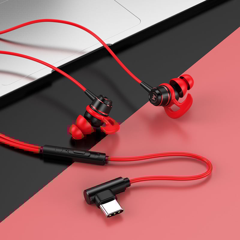 ACZ G4 in-ear spēļu austiņas, vadu, 3,5 mm L-veida spraudnis, mikrofons, 20–2000 Hz