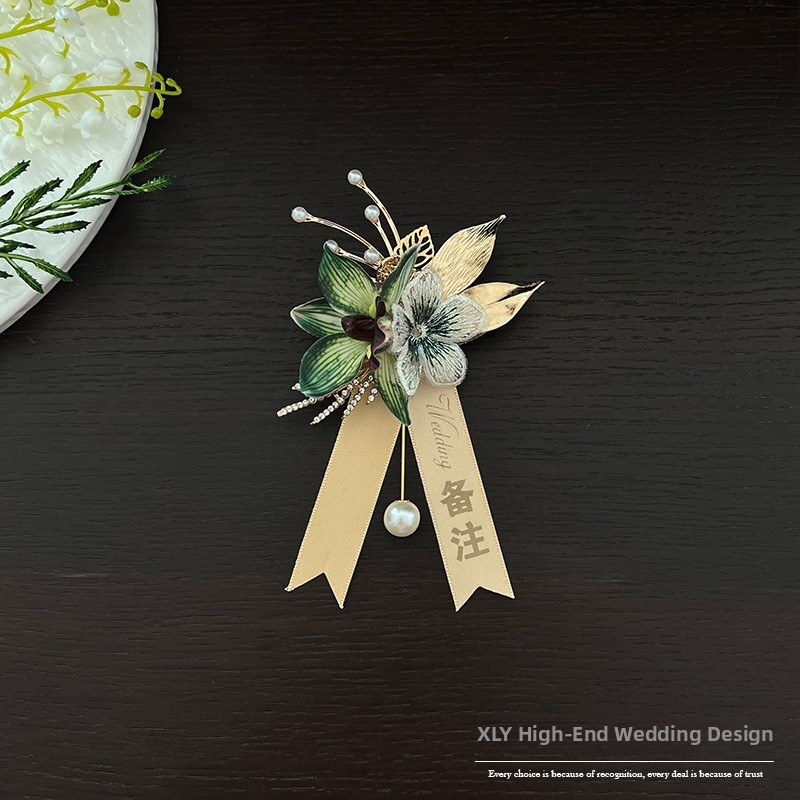 Miško stiliaus magnetinis korsage jaunikiui ir nuotakai, asmeninė dovana, tinkama Kalėdoms ir įsikūrimui