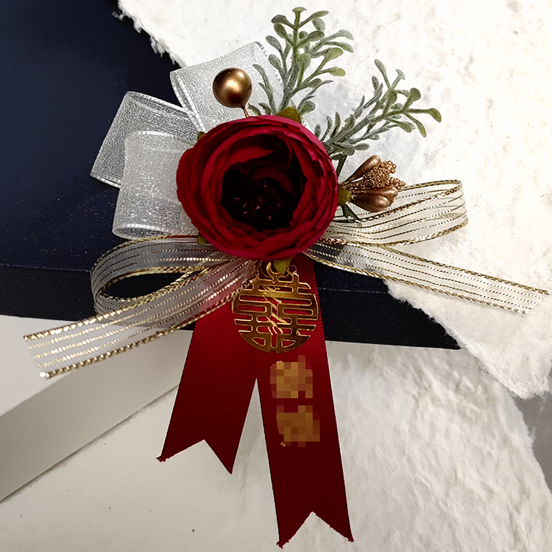 Esküvői brooch készlet menyasszony és vőlegény részére, koszorúslányok, tanúk, szülők és család – teljes készlet