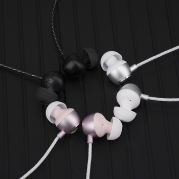 FRANSUN In-Ear vadu auskars ar mikrofonu, 3,5 mm taisnais spraudnis, 1,2 m kabelis, 10 mm draiveris