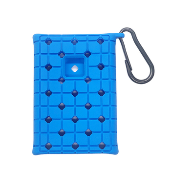 Silīkona aizsargkorpuss Samsung T7/T7 Touch/T9 – kritiena izturība un siltuma izkliede, ar karabīnu, pielāgojams logotips un iepakojums