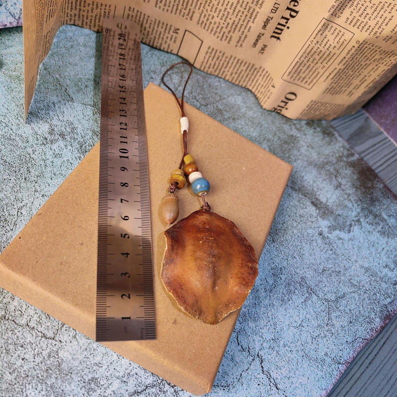 Privjesak za telefon i ključeve – nehrđajući čelik, ručno pleteno, proljeće 2025, prirodni stil, auto ukrasi