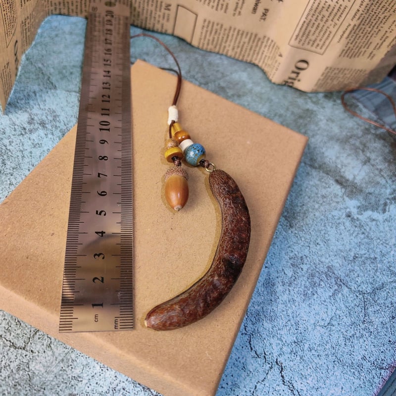 Privjesak za telefon i ključeve – nehrđajući čelik, ručno pleteno, proljeće 2025, prirodni stil, auto ukrasi