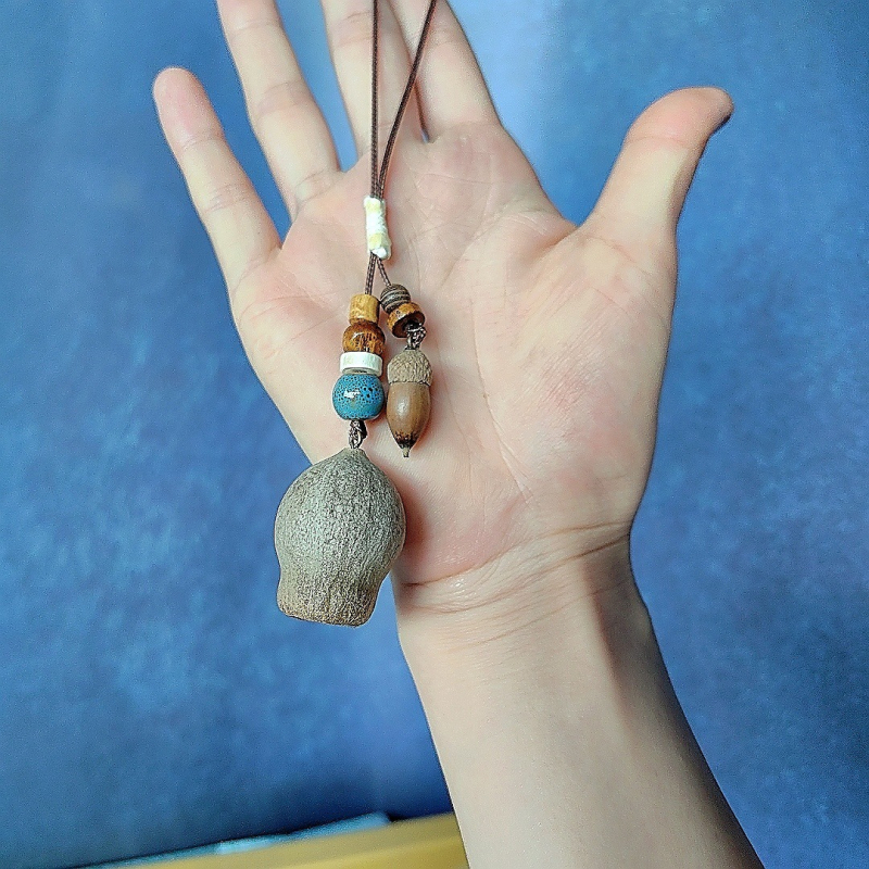 Privjesak za telefon i ključeve – nehrđajući čelik, ručno pleteno, proljeće 2025, prirodni stil, auto ukrasi