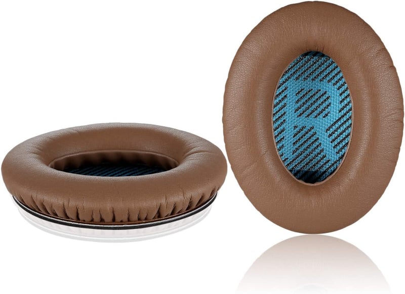 Ausu spilventiņi Bose QC35 QC25 QC15 - PU āda, OEM, saderīgs ar Bose QC35