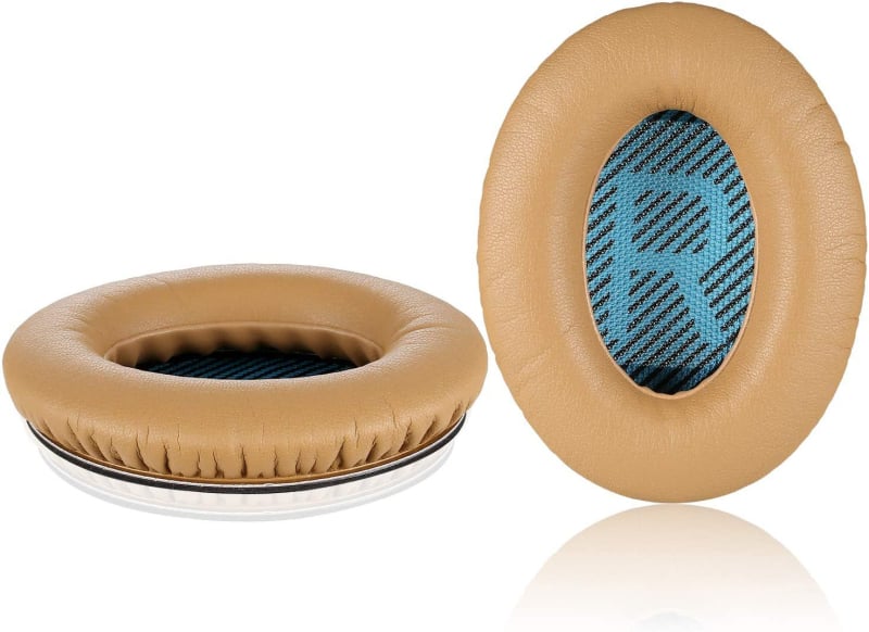 Ausu spilventiņi Bose QC35 QC25 QC15 - PU āda, OEM, saderīgs ar Bose QC35