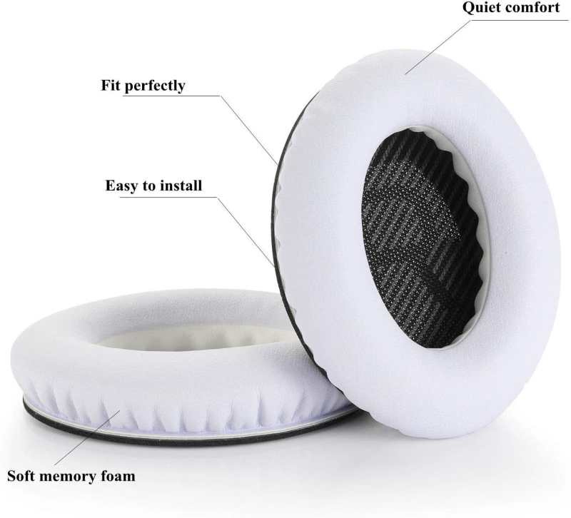 Ausu spilventiņi Bose QC35 QC25 QC15 - PU āda, OEM, saderīgs ar Bose QC35