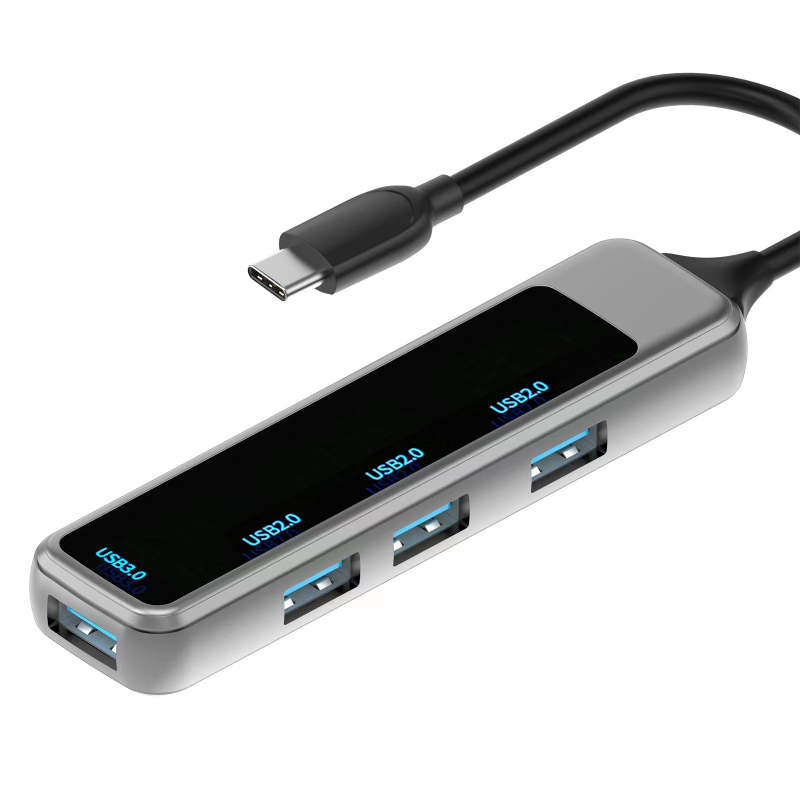 H-388 USB proširivački dock s vanjskim napajanjem, USB 3.0 hub, 1–4 priključka, Type-C čitač kartica
