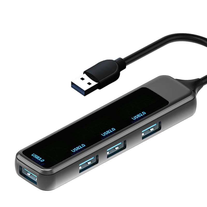 H-388 USB proširivački dock s vanjskim napajanjem, USB 3.0 hub, 1–4 priključka, Type-C čitač kartica