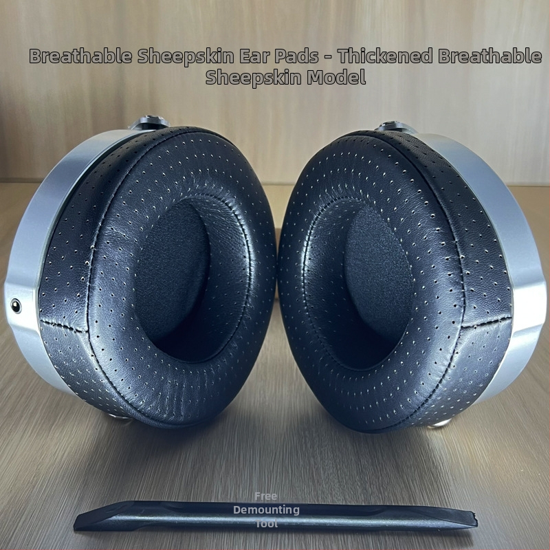 DEVA ausu spilventiņu pārsegs klausāmierīcēm, īsta āda, saderīgs ar DEVA, pielāgota paraugs