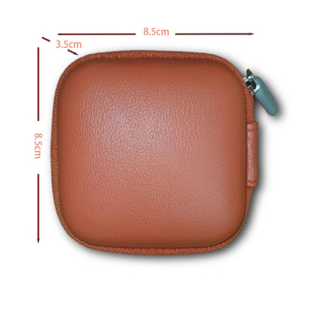 Portatīvā ārējā cietā diska soma, PU āda, EVA karstās presēšanas konstrukcija, izturīga pret triecieniem un putekļiem, datu kabelu uzglabāšanas kastīte