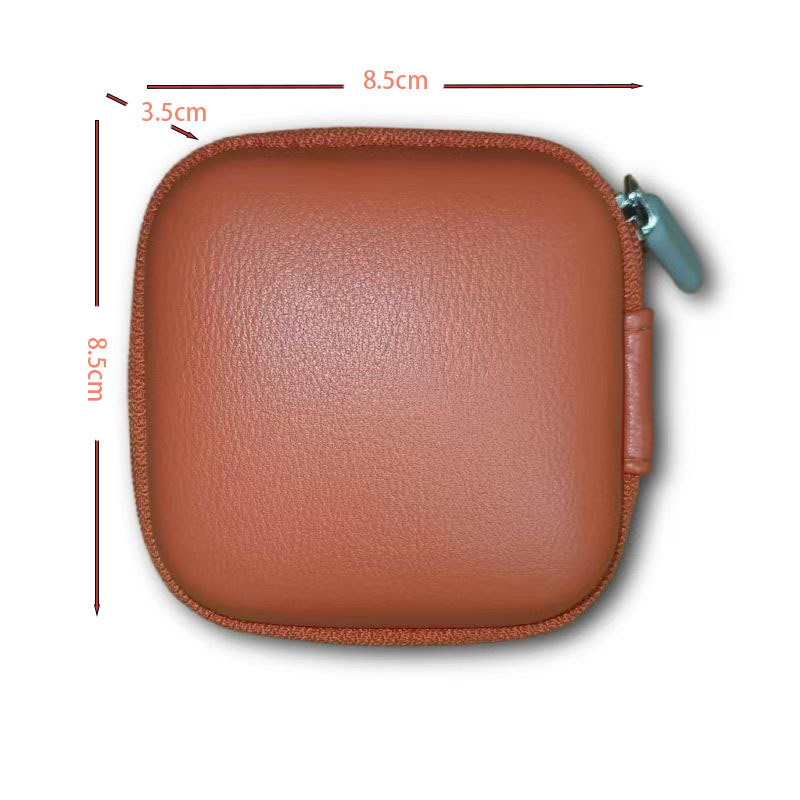 Portatīvā ārējā cietā diska soma, PU āda, EVA karstās presēšanas konstrukcija, izturīga pret triecieniem un putekļiem, datu kabelu uzglabāšanas kastīte