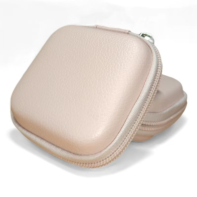 Portatīvā ārējā cietā diska soma, PU āda, EVA karstās presēšanas konstrukcija, izturīga pret triecieniem un putekļiem, datu kabelu uzglabāšanas kastīte