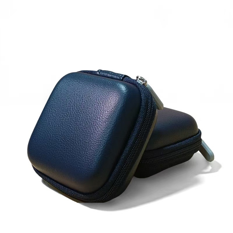 Portatīvā ārējā cietā diska soma, PU āda, EVA karstās presēšanas konstrukcija, izturīga pret triecieniem un putekļiem, datu kabelu uzglabāšanas kastīte