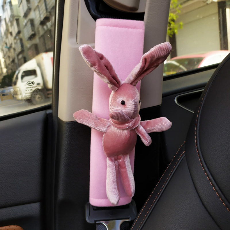 Κάλυμμα ώμου ζώνης αυτοκινήτου - Μαλακό φλάνελ, Χαριτωμένο σχέδιο κινούμενου σχεδίου, Unisex, Χωρίς εξατομίκευση