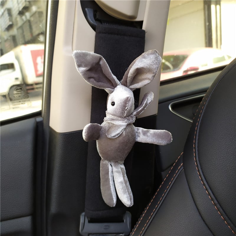 Κάλυμμα ώμου ζώνης αυτοκινήτου - Μαλακό φλάνελ, Χαριτωμένο σχέδιο κινούμενου σχεδίου, Unisex, Χωρίς εξατομίκευση