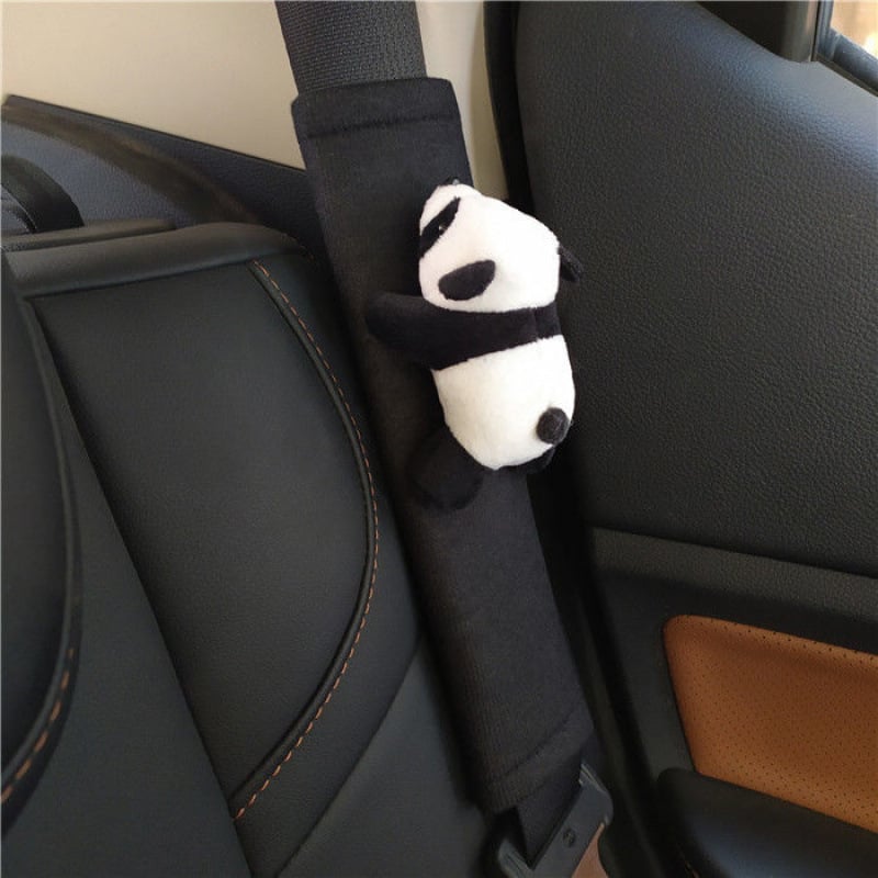 Κάλυμμα ώμου ζώνης αυτοκινήτου - Μαλακό φλάνελ, Χαριτωμένο σχέδιο κινούμενου σχεδίου, Unisex, Χωρίς εξατομίκευση