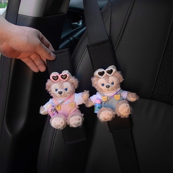 Kryt ramenného bezpečnostného pásu do auta, mäkký a predĺžený, dekoratívny pár od Flower Rainy Night; pôvod: Iné; bez personalizácie