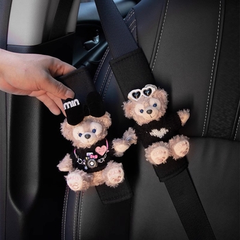 Kryt ramenného bezpečnostného pásu do auta, mäkký a predĺžený, dekoratívny pár od Flower Rainy Night; pôvod: Iné; bez personalizácie