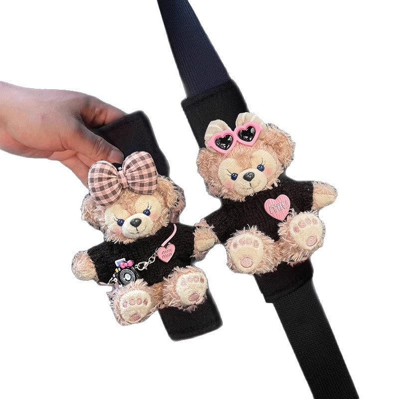 Kryt ramenného bezpečnostného pásu do auta, mäkký a predĺžený, dekoratívny pár od Flower Rainy Night; pôvod: Iné; bez personalizácie