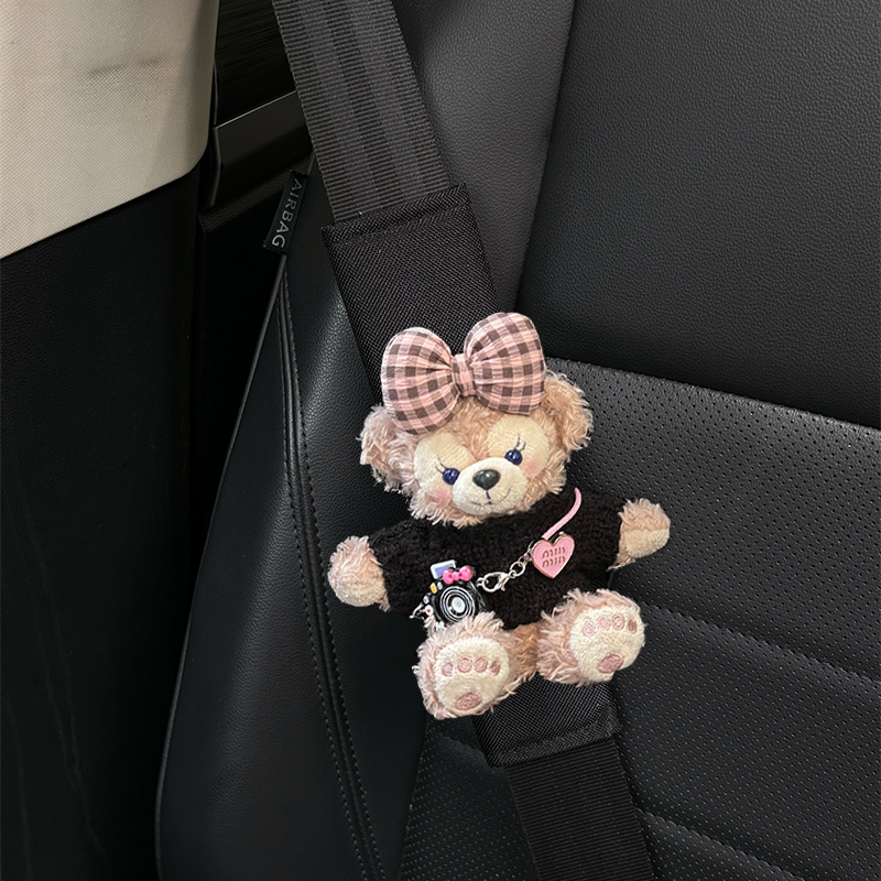 Kryt ramenného bezpečnostného pásu do auta, mäkký a predĺžený, dekoratívny pár od Flower Rainy Night; pôvod: Iné; bez personalizácie