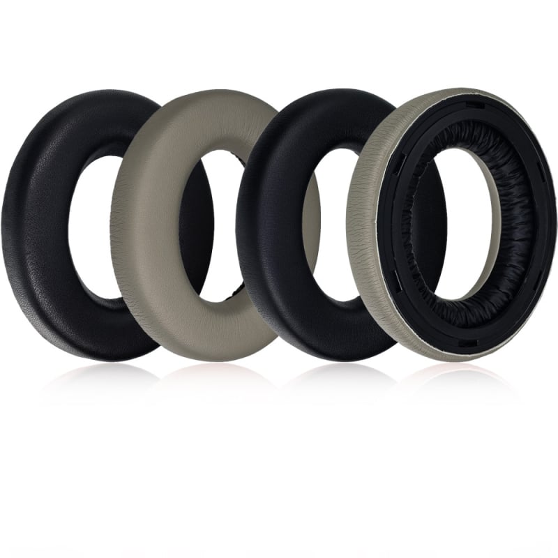 Ādas ausu spilventiņu vāciņi Sennheiser Momentum ausīm (1.–4. paaudze) – kazas āda, slīpi malas