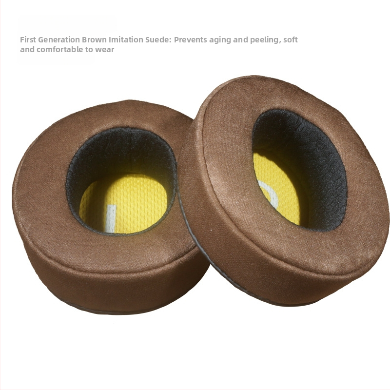 Ādas ausu spilventiņu vāciņi Sennheiser Momentum ausīm (1.–4. paaudze) – kazas āda, slīpi malas