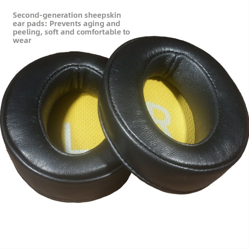 Ādas ausu spilventiņu vāciņi Sennheiser Momentum ausīm (1.–4. paaudze) – kazas āda, slīpi malas