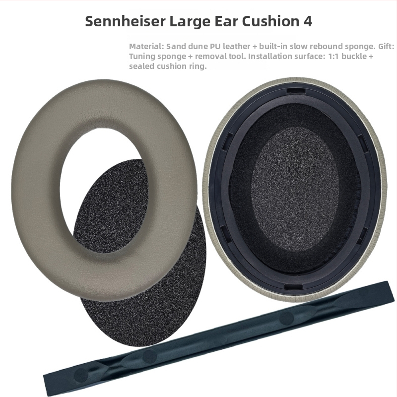 Ādas ausu spilventiņu vāciņi Sennheiser Momentum ausīm (1.–4. paaudze) – kazas āda, slīpi malas