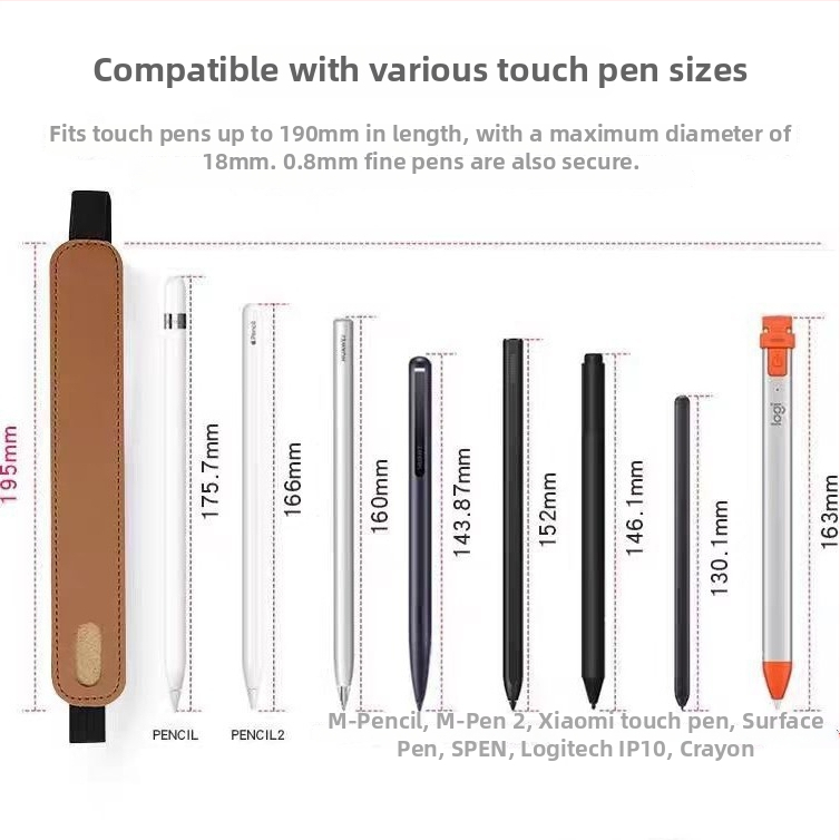 iPad styliaus apsauginis dėklas – pritaikytas pieštuko dėklas, kapacitacinis stilus ir rašiklio dangtelis