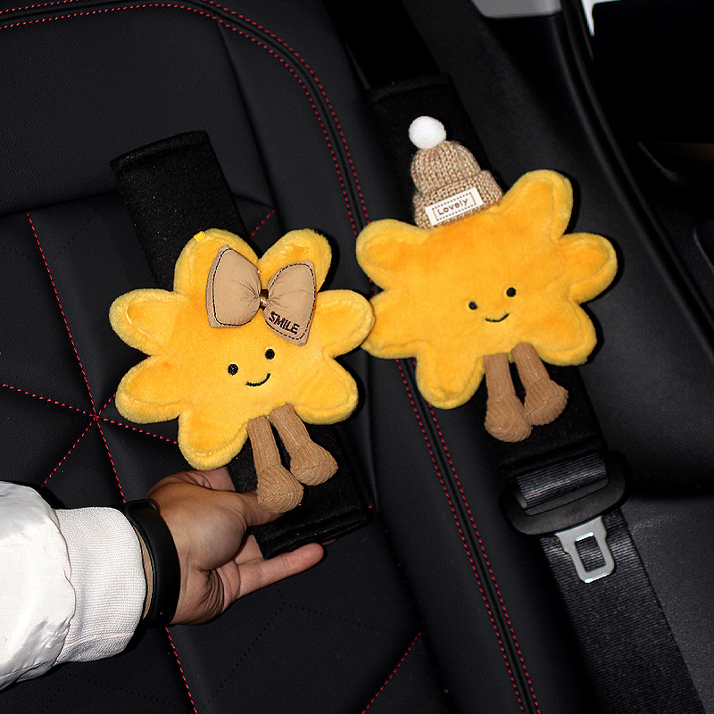 Set jastučića za unutrašnjost automobila - slatka karikatura dekor, punjeni materijal, brenda Beautiful Night Thoughts, porijeklo Jiaozuo Henan, šifra proizvoda A2025–Q26