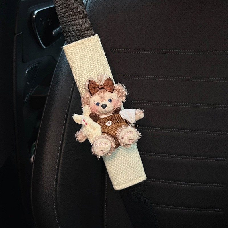 Karikatura dizajn zaštitnika za auto pojas (par) – poliester, 100 g, model Jtmmhj1